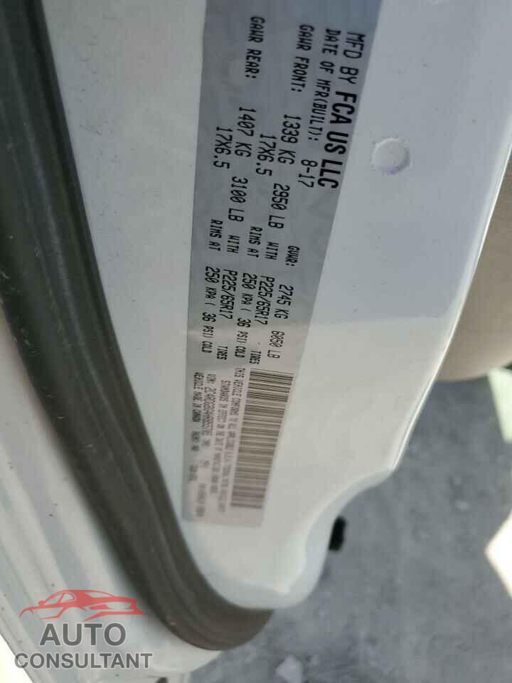 DODGE CARAVAN 2017 - 2C4RDGBG4HR855705