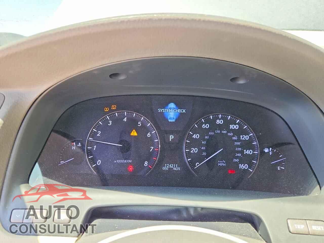 LEXUS LS460 2012 - JTHGL5EF1C5045681