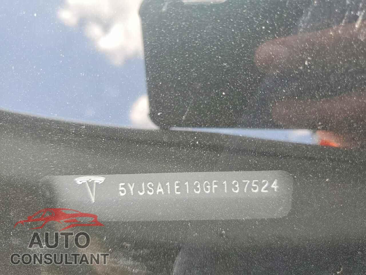 TESLA MODEL S 2016 - 5YJSA1E13GF137524