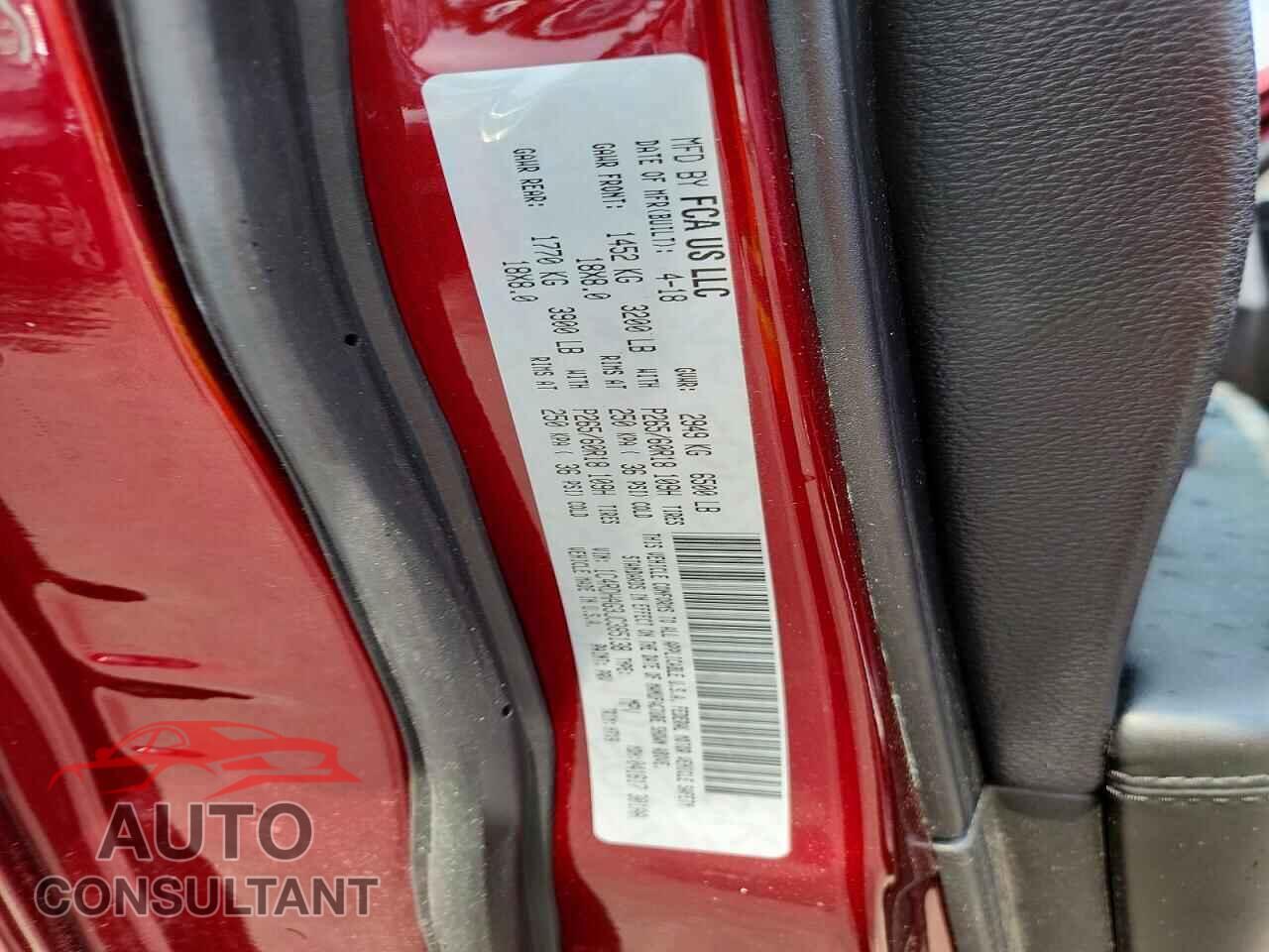 DODGE DURANGO 2018 - 1C4RDHAG3JC385138