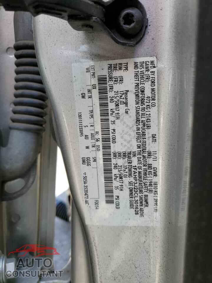 FORD FOCUS 2012 - 1FAHP3J23CL301628