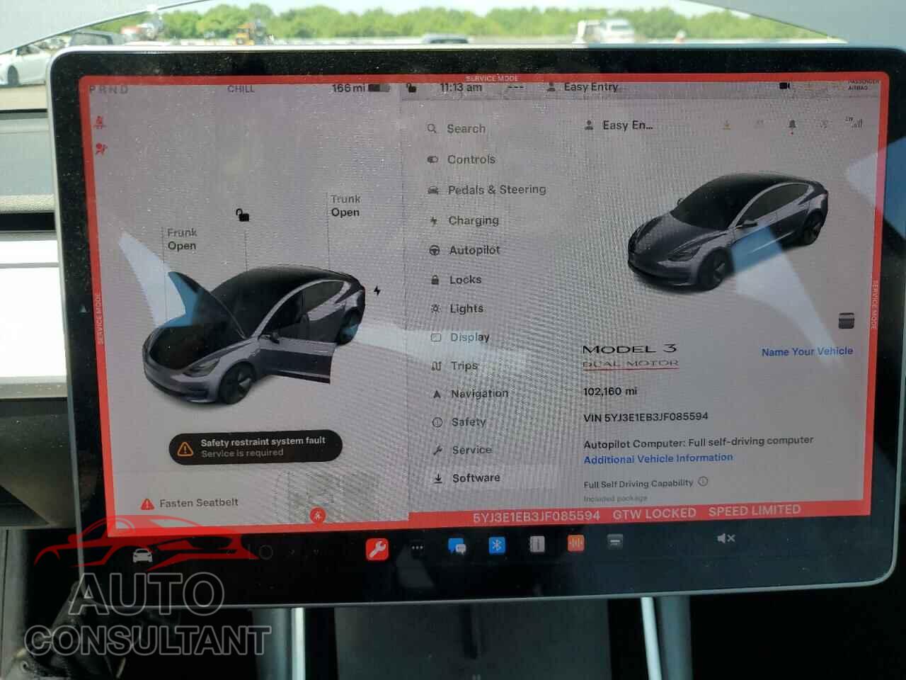 TESLA MODEL 3 2018 - 5YJ3E1EB3JF085594