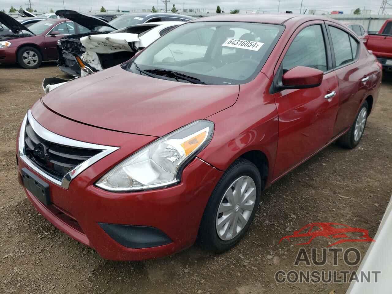 NISSAN VERSA 2016 - 3N1CN7AP4GL819645