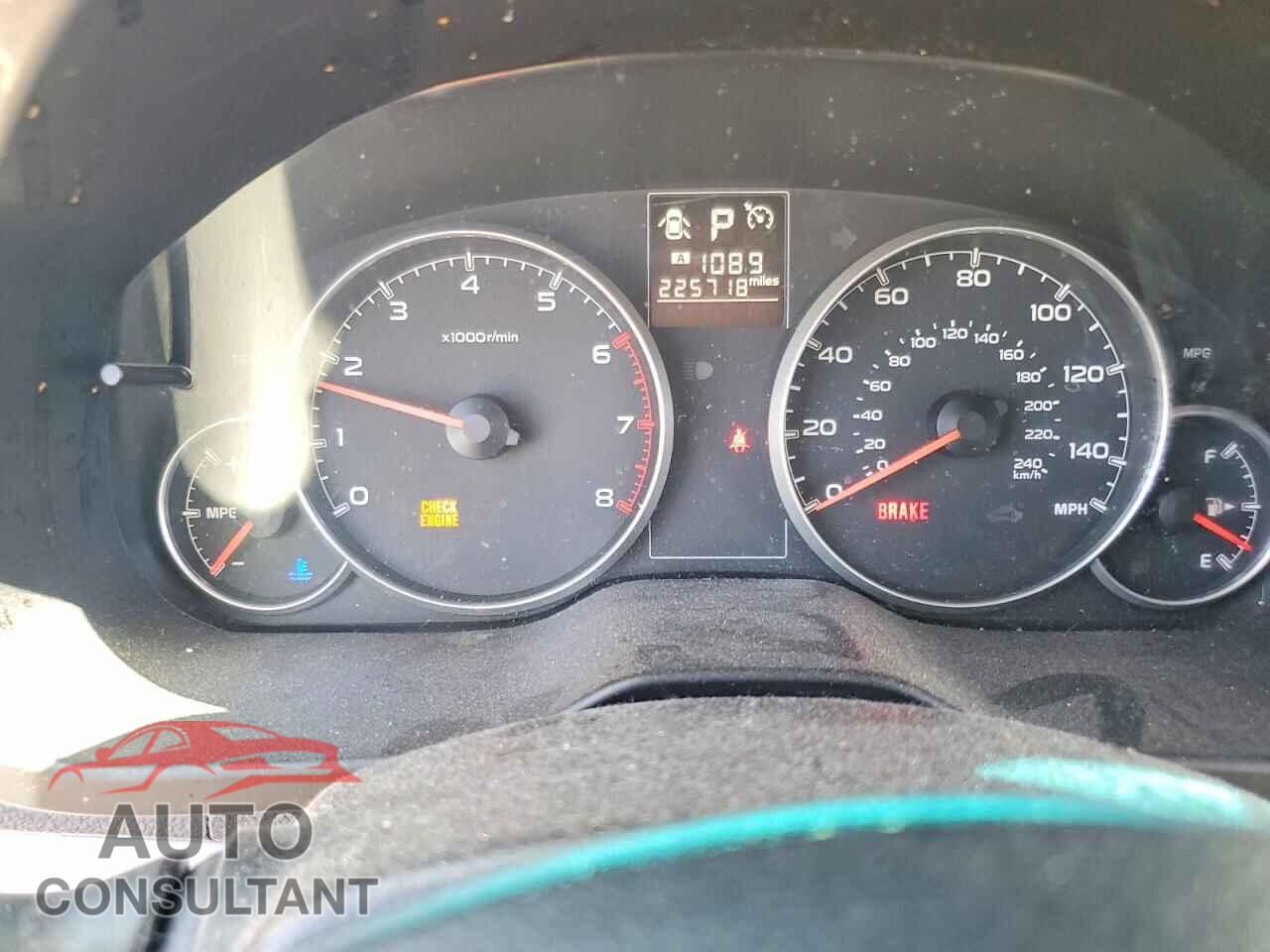 SUBARU OUTBACK 2013 - 4S4BRCBC5D3267268