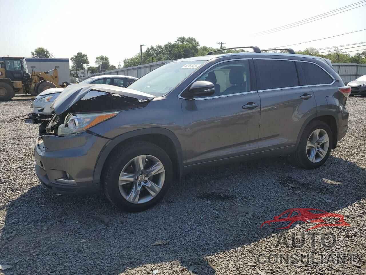 TOYOTA HIGHLANDER 2015 - 5TDDKRFH3FS192131