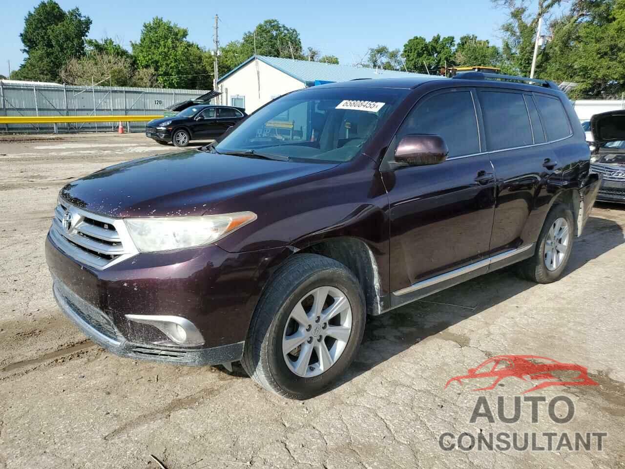 TOYOTA HIGHLANDER 2012 - 5TDBK3EH9CS142738