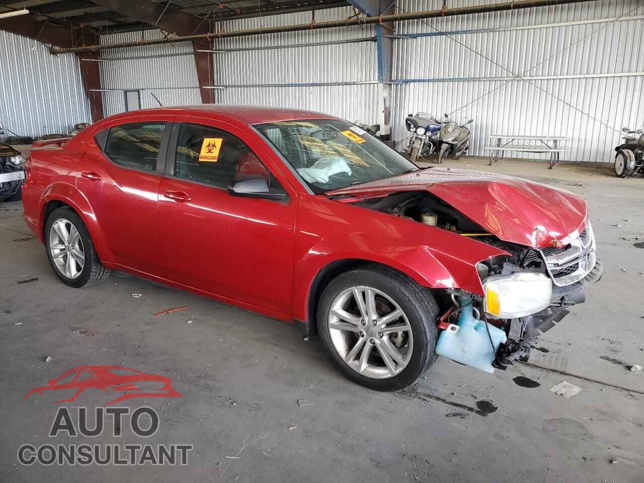 DODGE AVENGER 2012 - 1C3CDZAG4CN316000