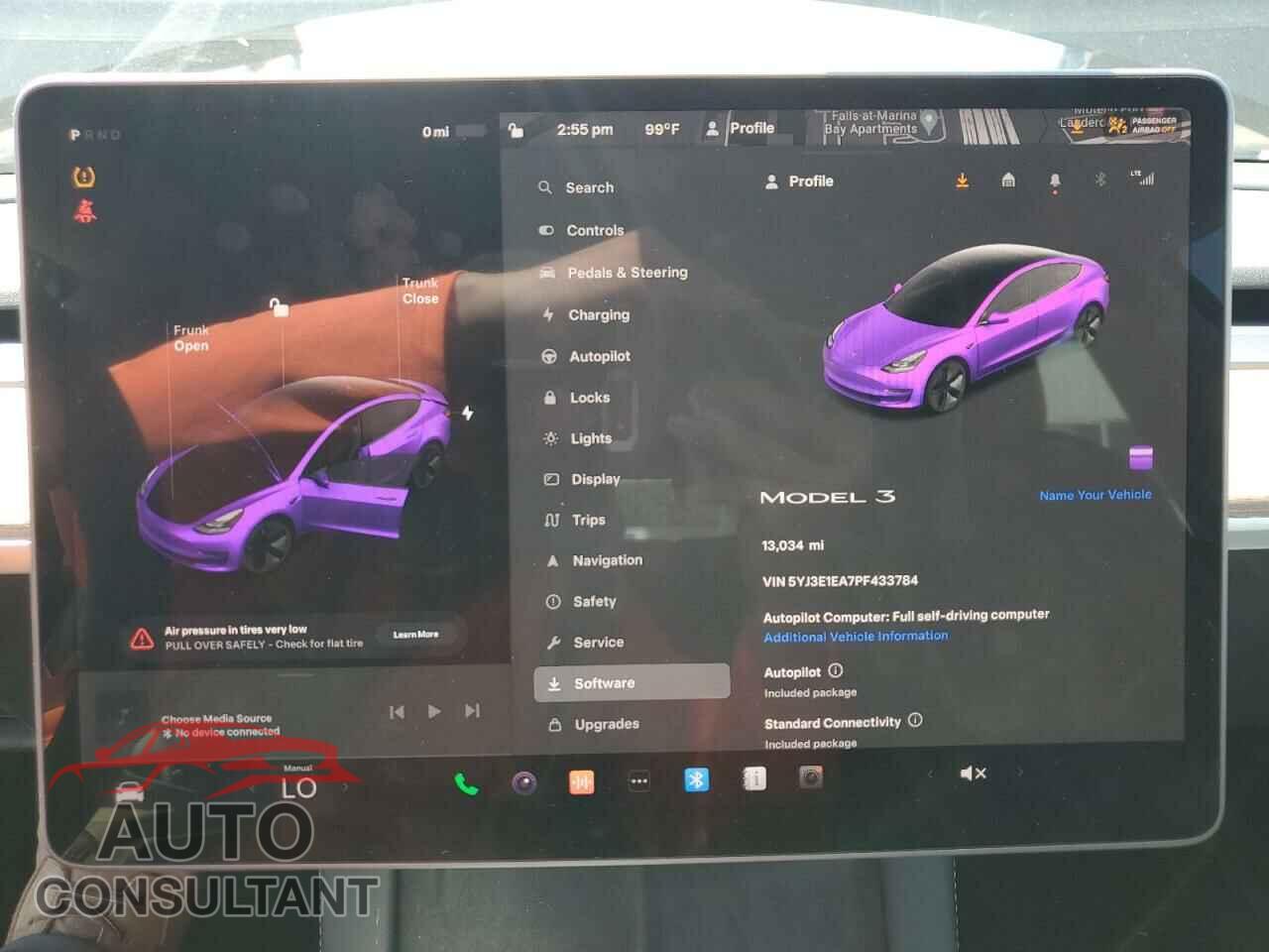 TESLA MODEL 3 2023 - 5YJ3E1EA7PF433784