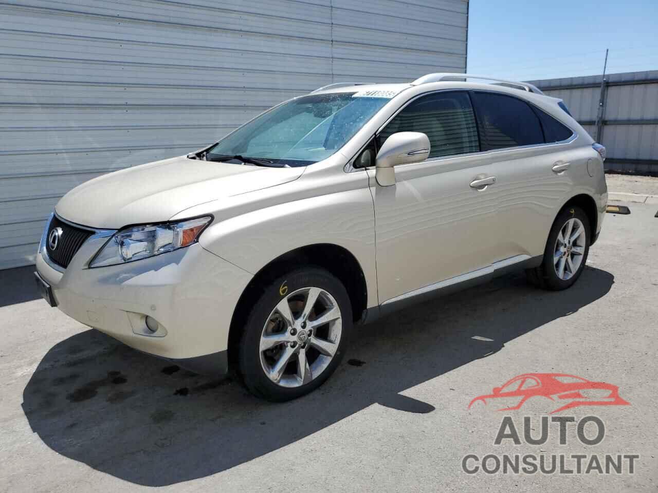 LEXUS RX350 2012 - 2T2ZK1BA4CC077196