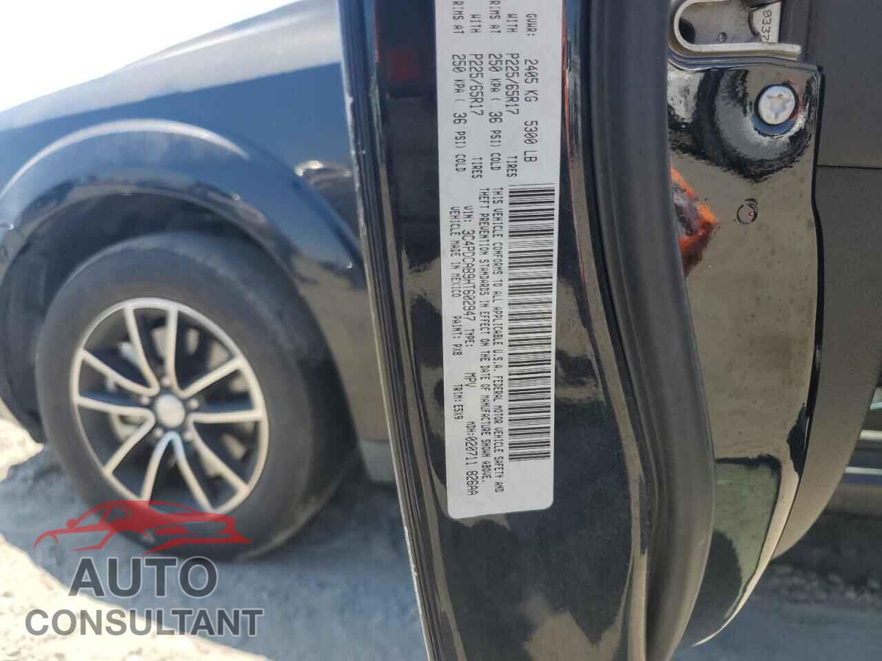 DODGE JOURNEY 2017 - 3C4PDCAB9HT602947