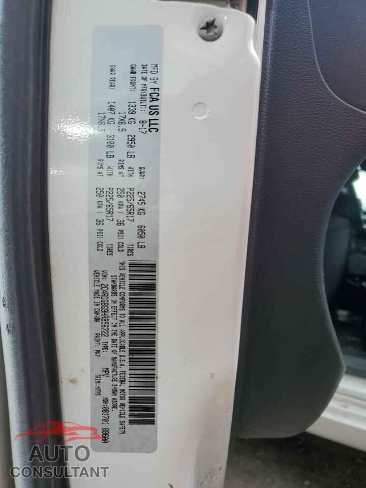 DODGE CARAVAN 2017 - 2C4RDGBG9HR856722