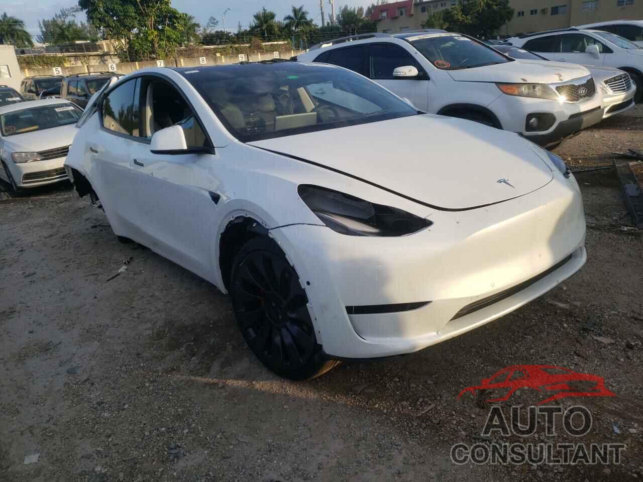 TESLA MODEL Y 2021 - 5YJYGDEF5MF250229