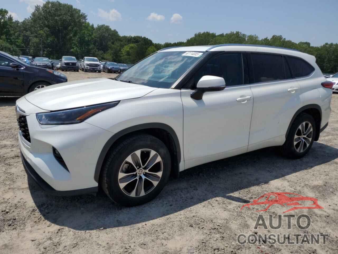 TOYOTA HIGHLANDER 2021 - 5TDGZRAH8MS077473