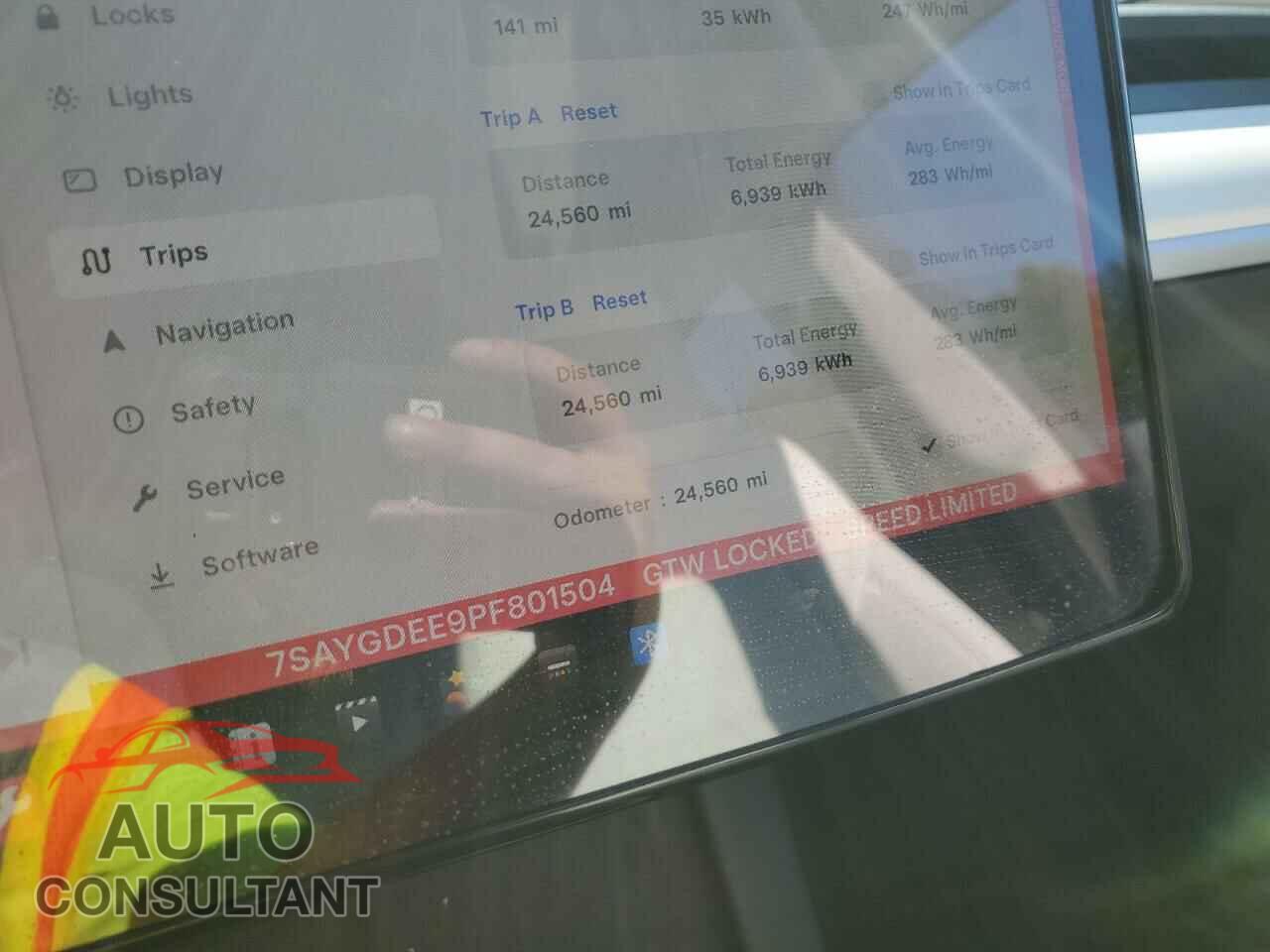 TESLA MODEL Y 2023 - 7SAYGDEE9PF801504