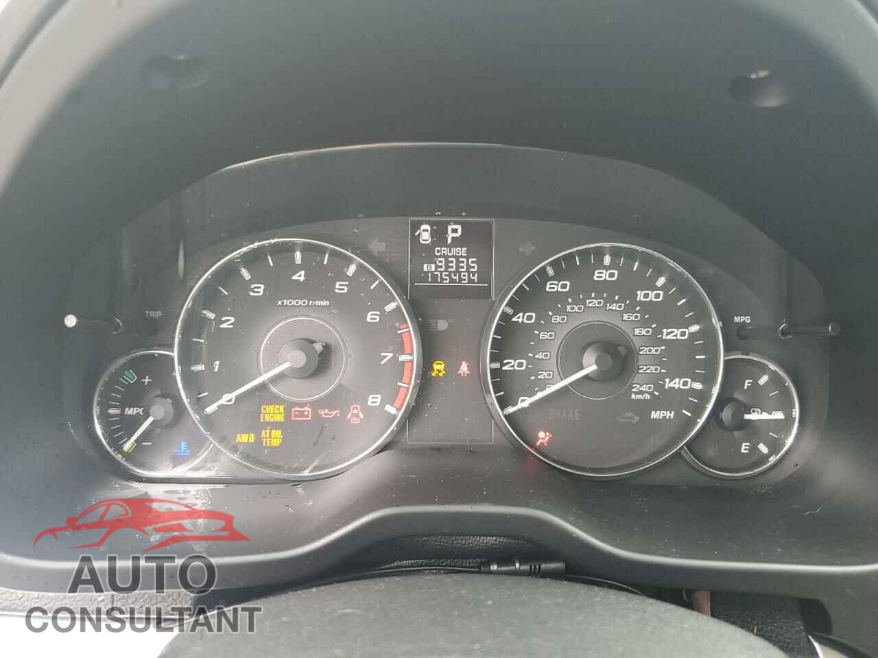 SUBARU OUTBACK 2011 - 4S4BRBGC2B3438218