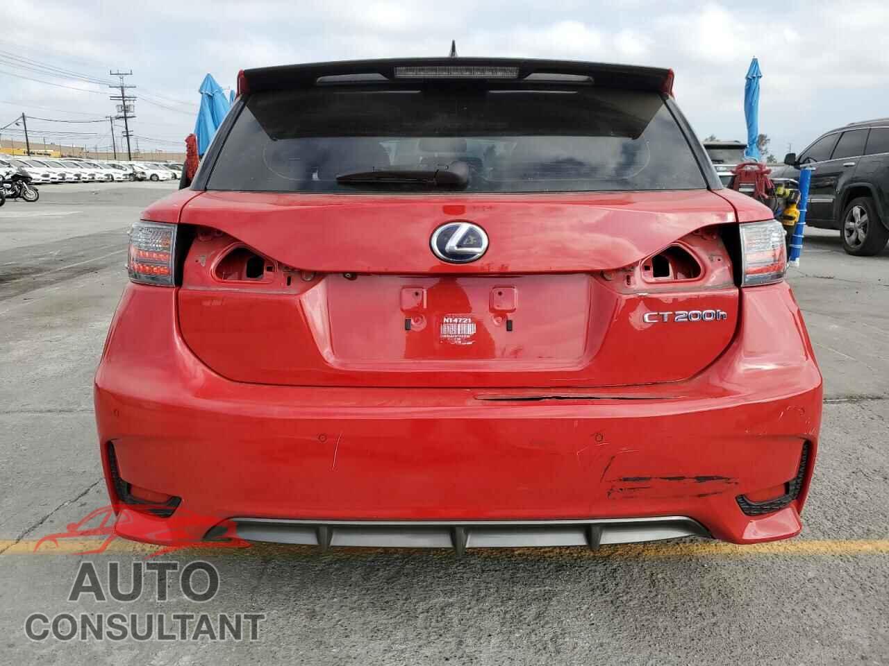 LEXUS CT 200 2014 - JTHKD5BH4E2181336