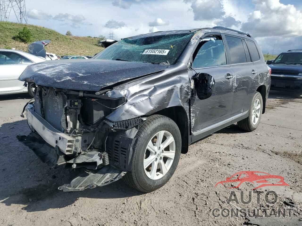 TOYOTA HIGHLANDER 2012 - 5TDZK3EH2CS084535