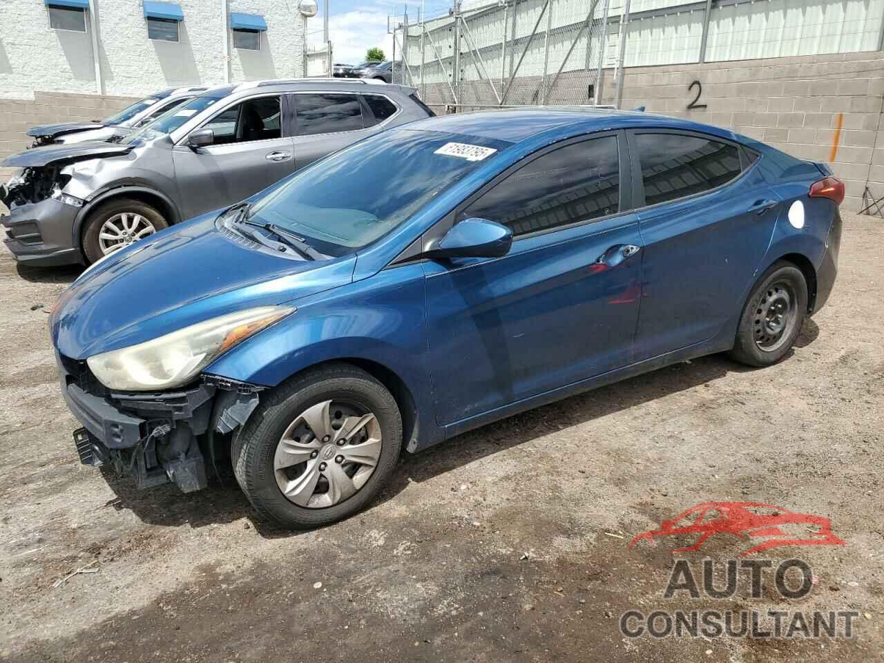 HYUNDAI ELANTRA 2016 - KMHDH4AE8GU601277