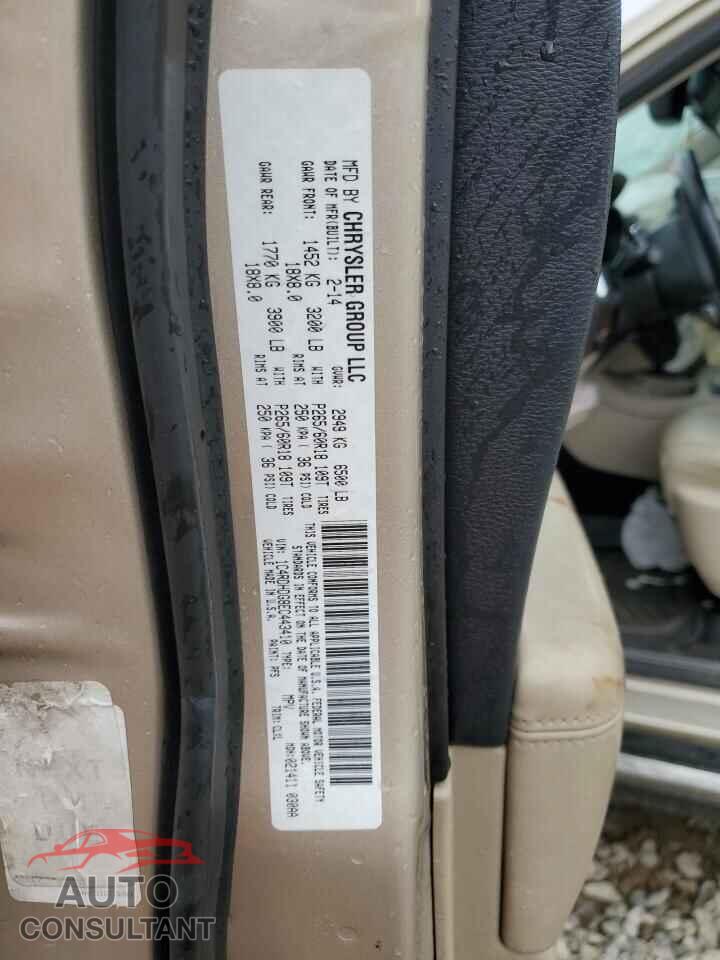 DODGE DURANGO 2014 - 1C4RDHDG8EC443410