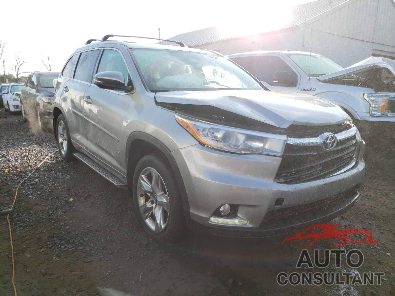 TOYOTA HIGHLANDER 2016 - 5TDDKRFH5GS328762