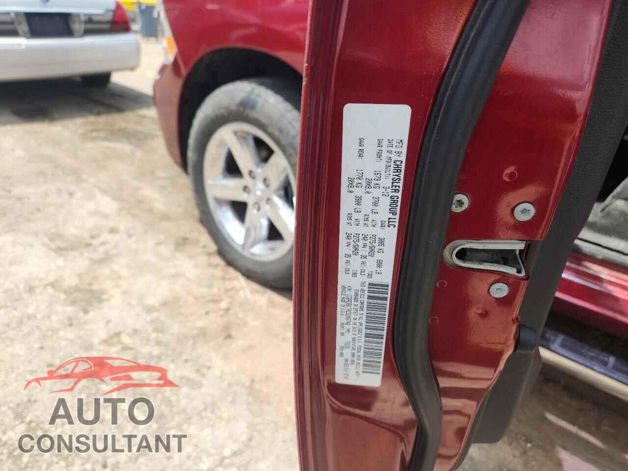 DODGE RAM 1500 2012 - 1C6RD6KT0CS246746