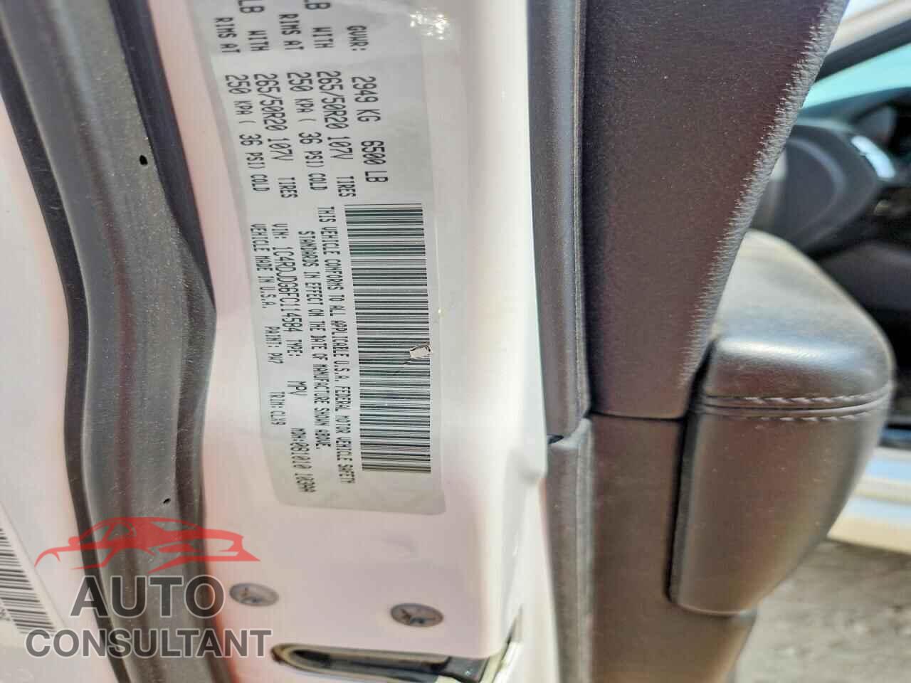 DODGE DURANGO 2015 - 1C4RDJDG6FC114584