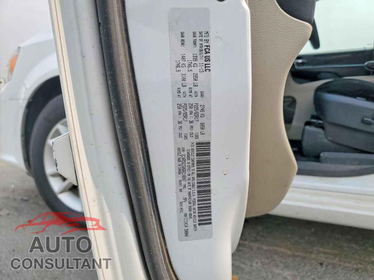 DODGE CARAVAN 2016 - 2C4RDGCG0GR210207