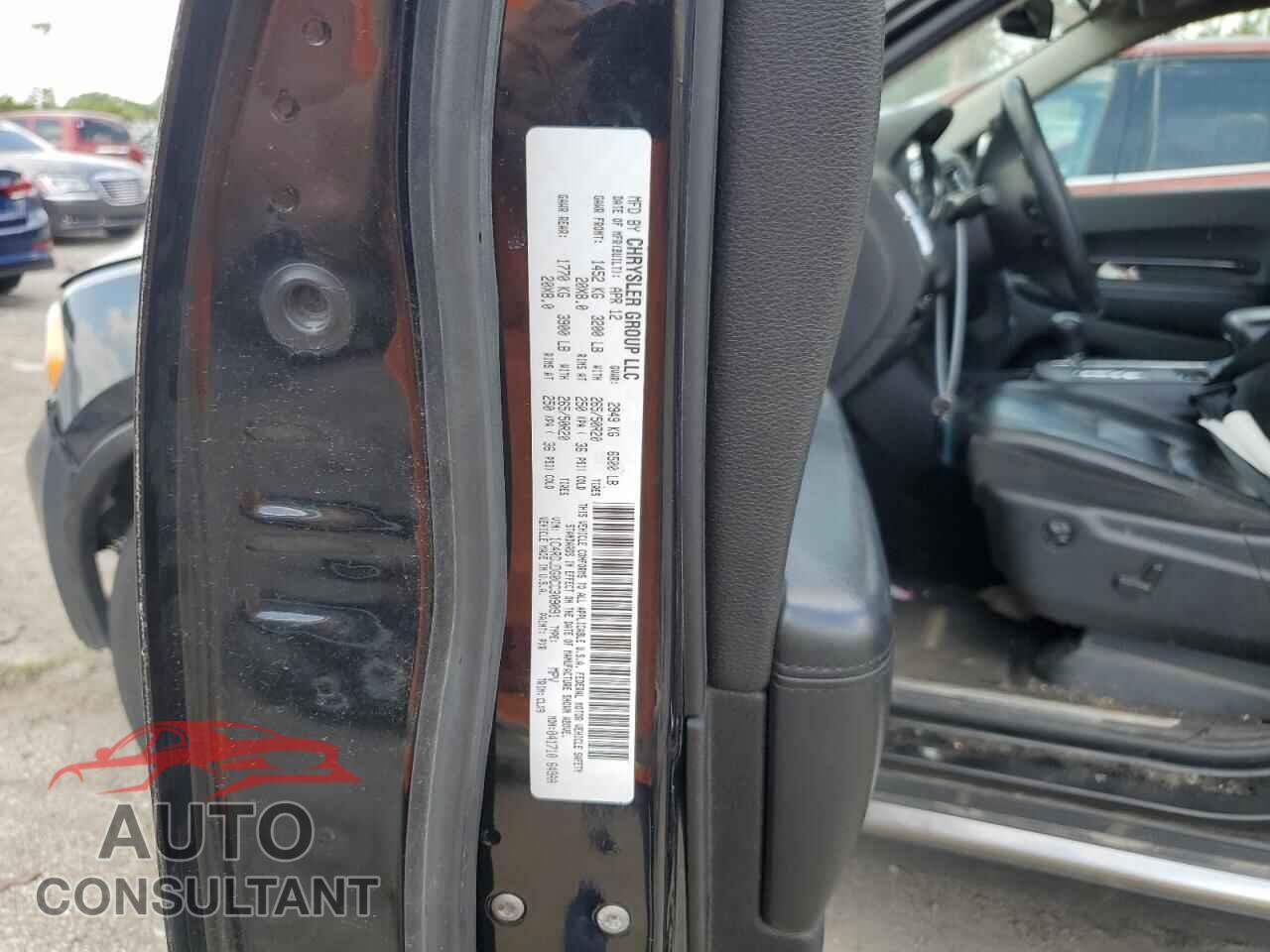 DODGE DURANGO 2012 - 1C4RDJDG0CC309091