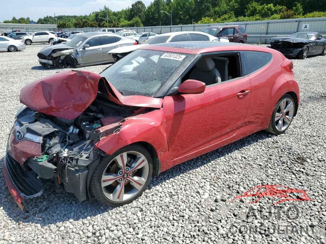 HYUNDAI VELOSTER 2012 - KMHTC6AD3CU053924