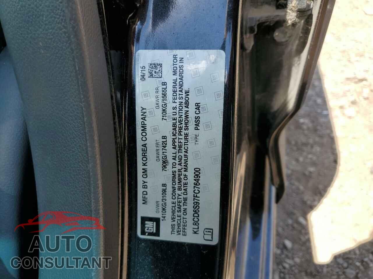 CHEVROLET SPARK 2015 - KL8CD6S97FC764900