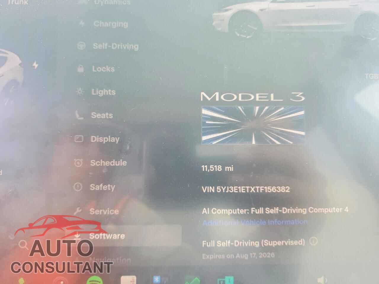 TESLA MODEL 3 2026 - 5YJ3E1ETXTF156382
