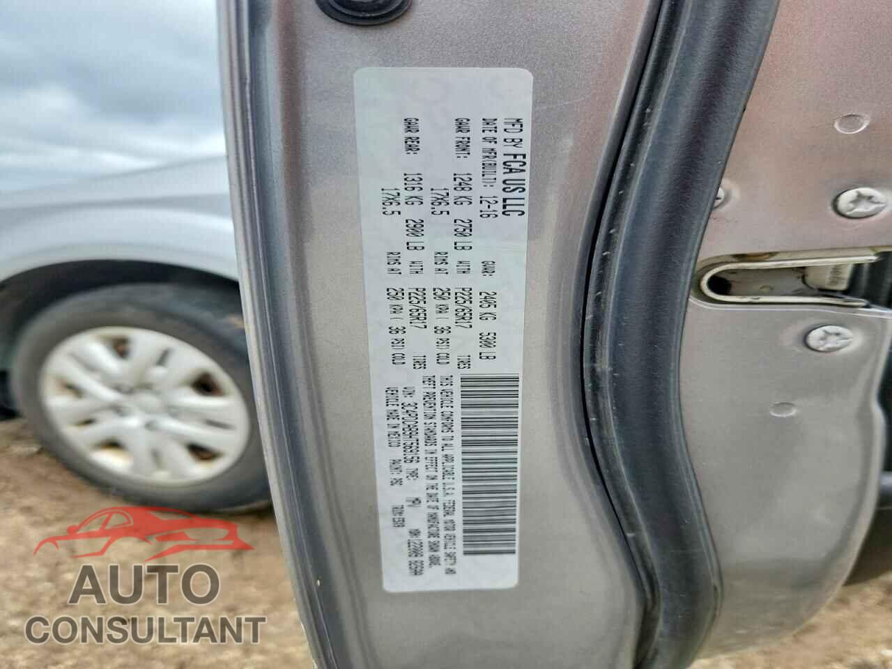 DODGE JOURNEY 2017 - 3C4PDCAB9HT569156