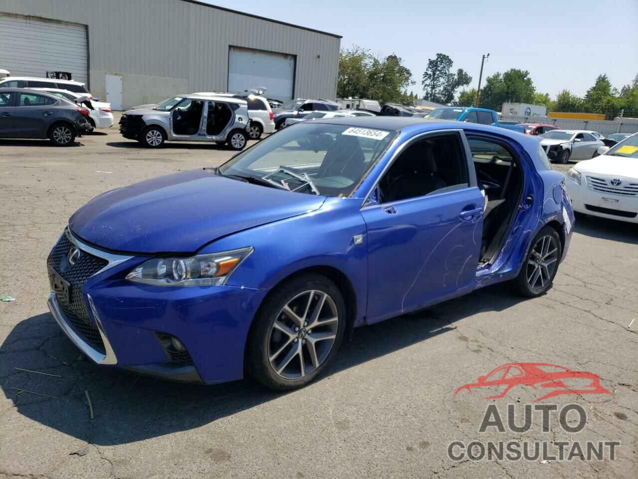 LEXUS CT 200 2016 - JTHKD5BH6G2266228