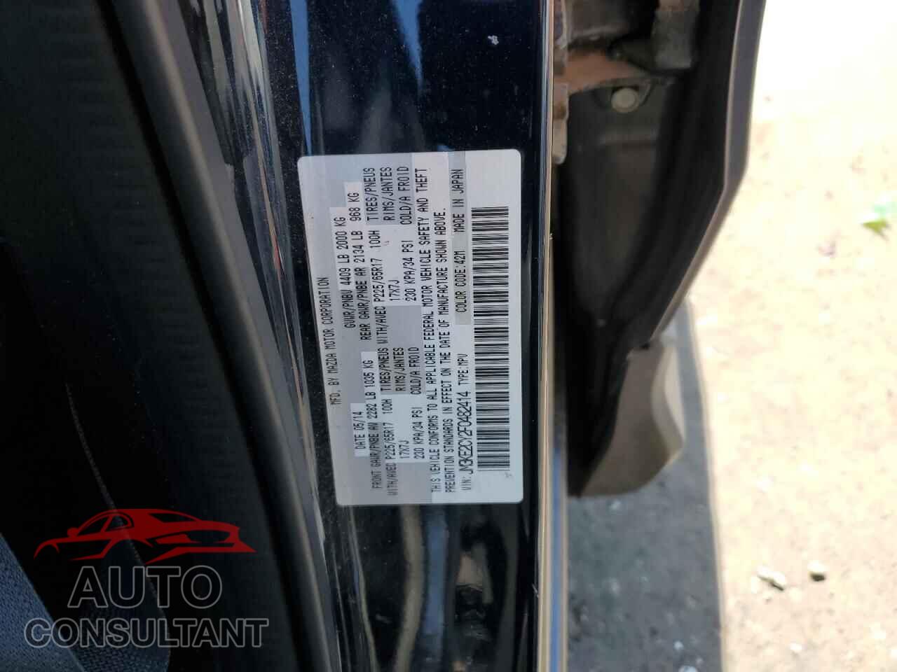 MAZDA CX-5 2015 - JM3KE2CY2F0482414