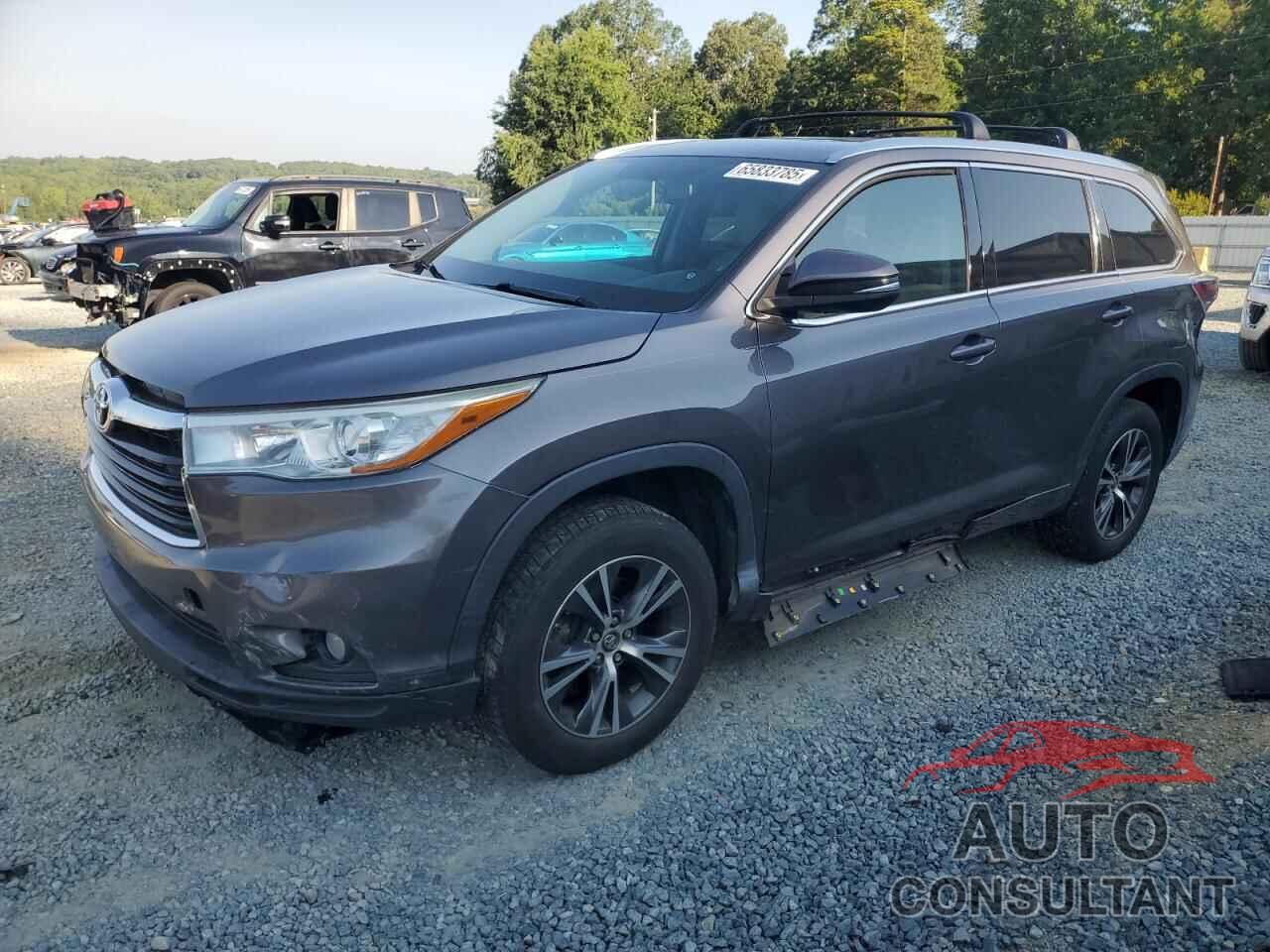 TOYOTA HIGHLANDER 2016 - 5TDKKRFH9GS157005