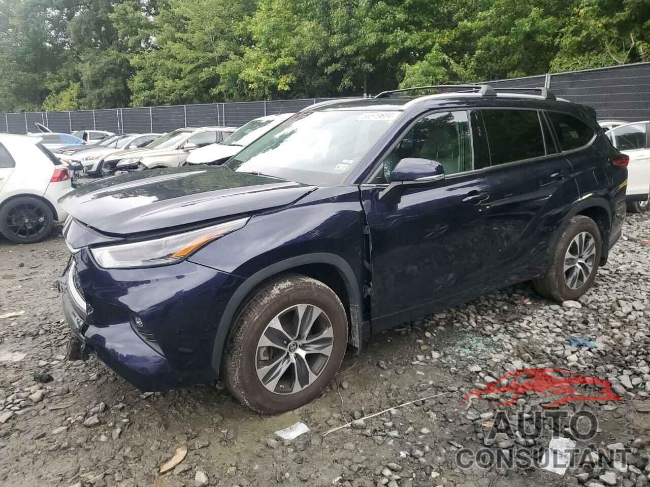TOYOTA HIGHLANDER 2022 - 5TDGZRBH0NS567163