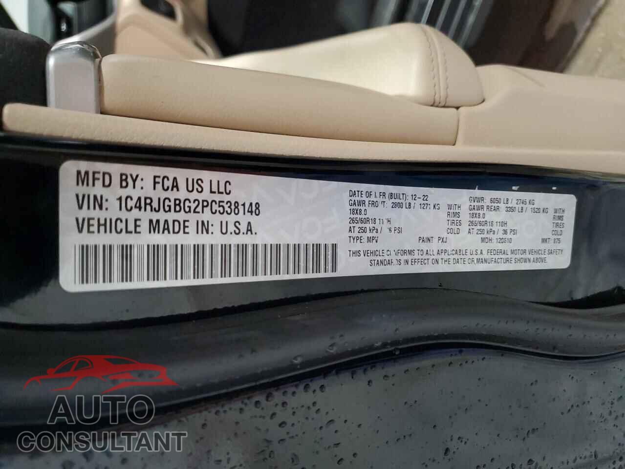 JEEP GRAND CHER 2023 - 1C4RJGBG2PC538148