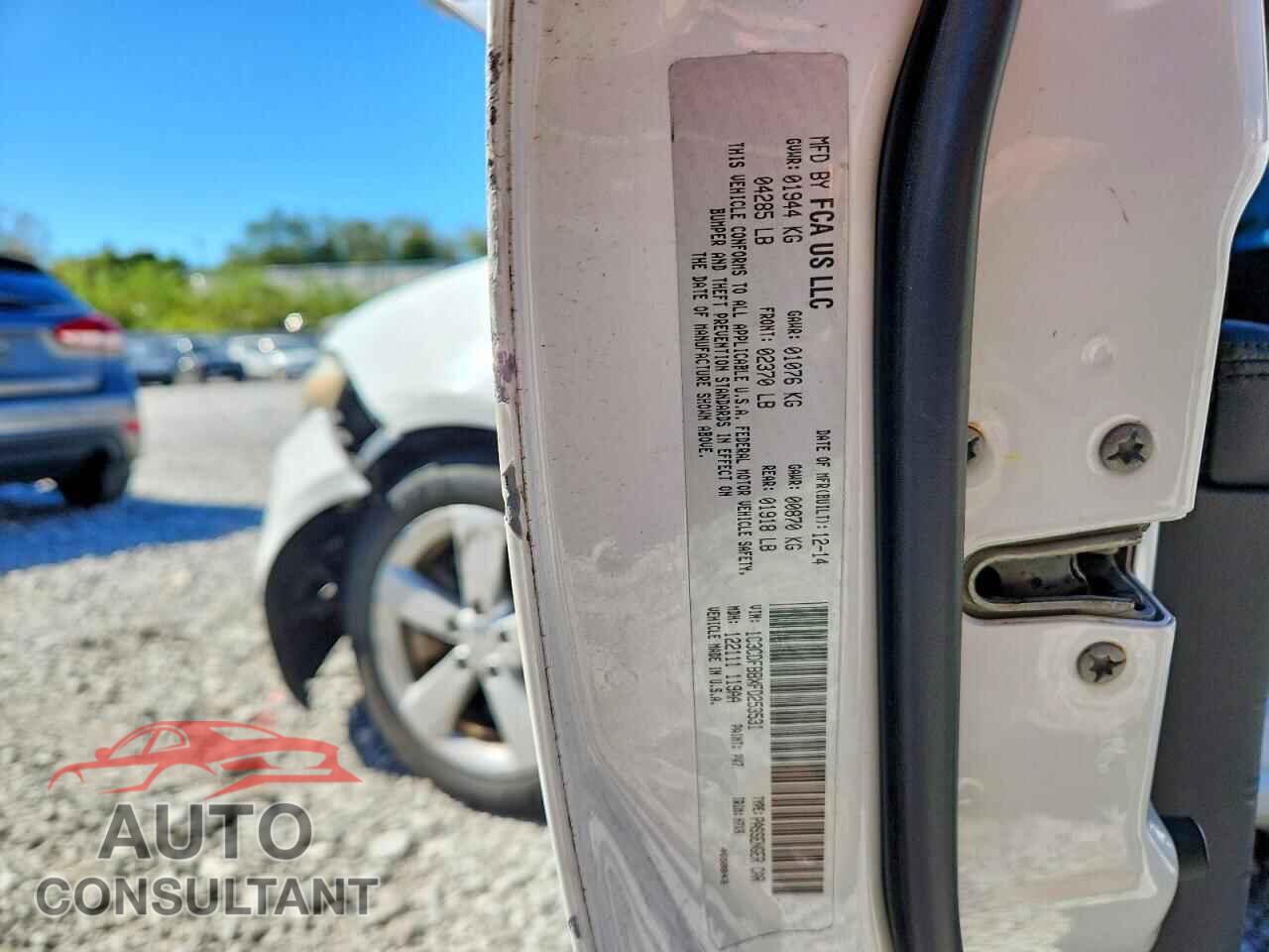 DODGE DART 2015 - 1C3CDFBBXFD253531