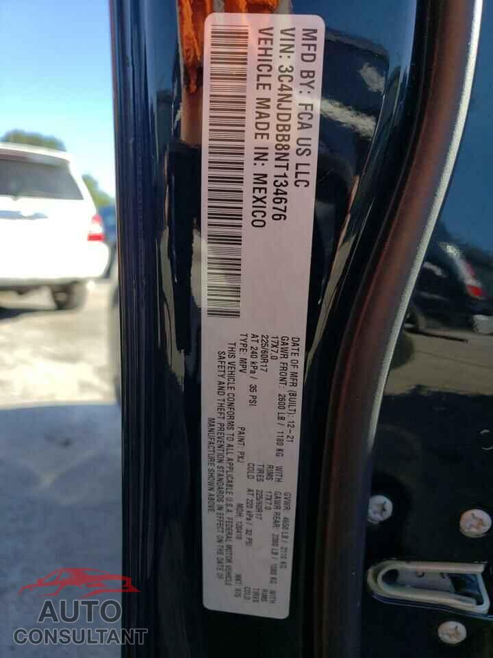 JEEP COMPASS 2022 - 3C4NJDBB8NT134676