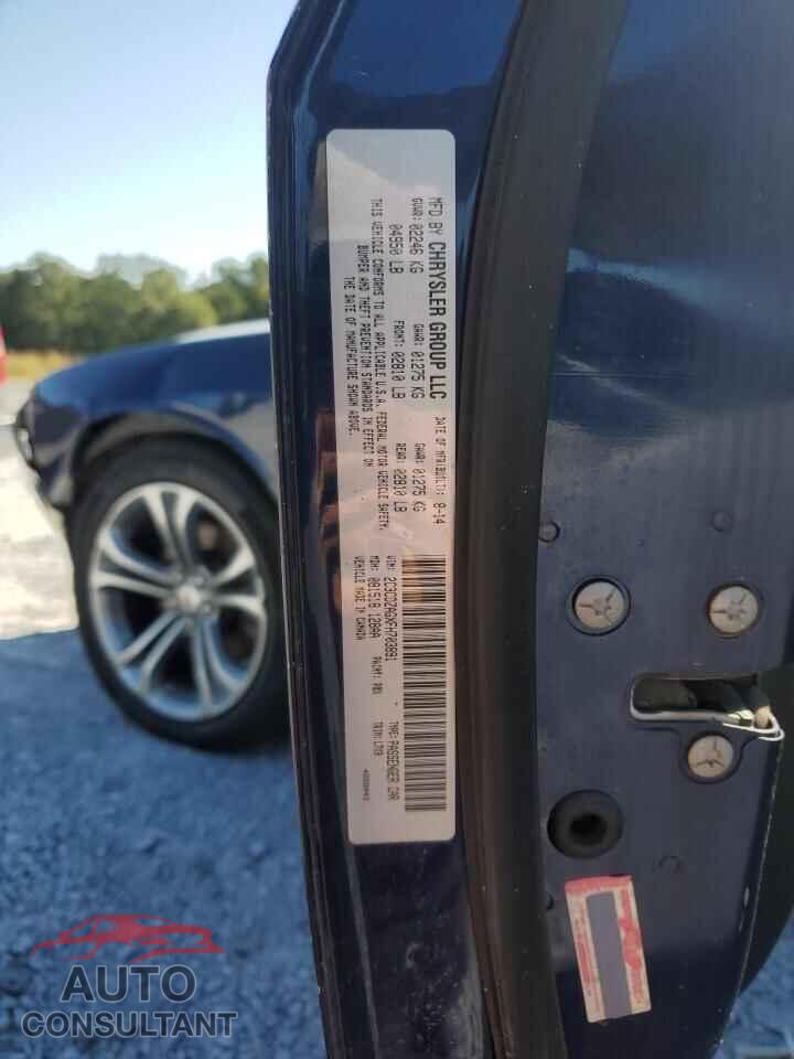 DODGE CHALLENGER 2015 - 2C3CDZAGXFH703891