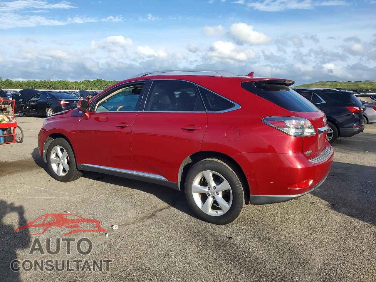 LEXUS RX350 2010 - 2T2BK1BA8AC039503