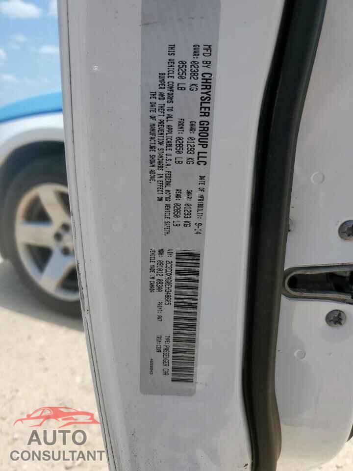 DODGE CHARGER 2014 - 2C3CDXAG0EH348605