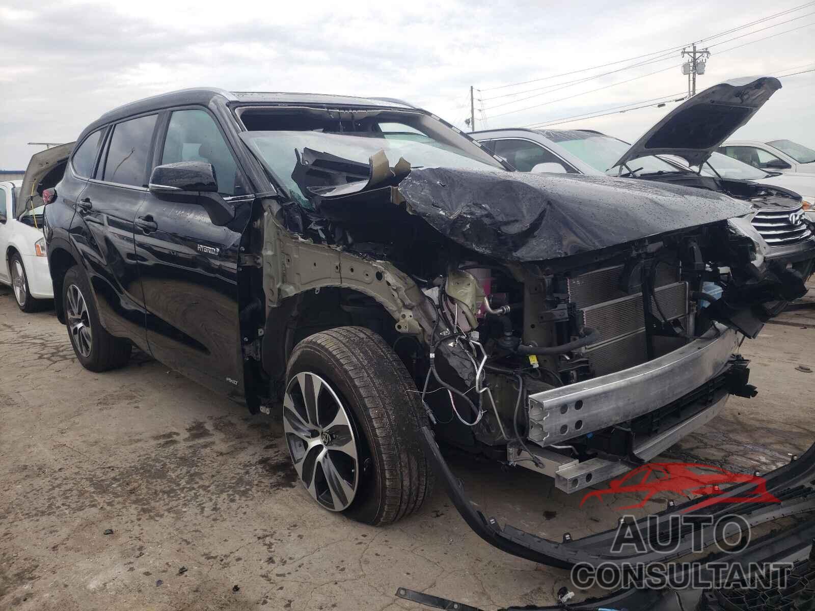 TOYOTA HIGHLANDER 2021 - 5TDGBRCH5MS041869