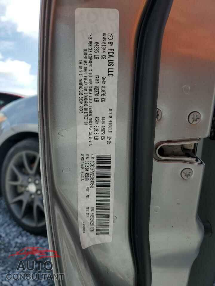DODGE DART 2016 - 1C3CDFAA2GD643940