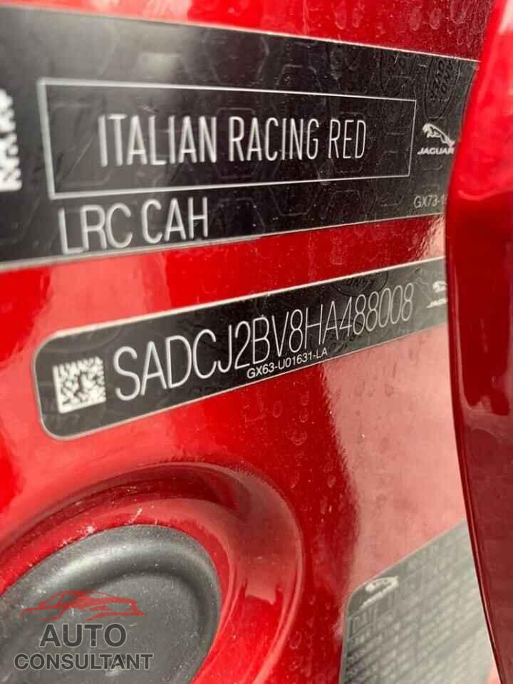 JAGUAR F-PACE 2017 - SADCJ2BV8HA488008