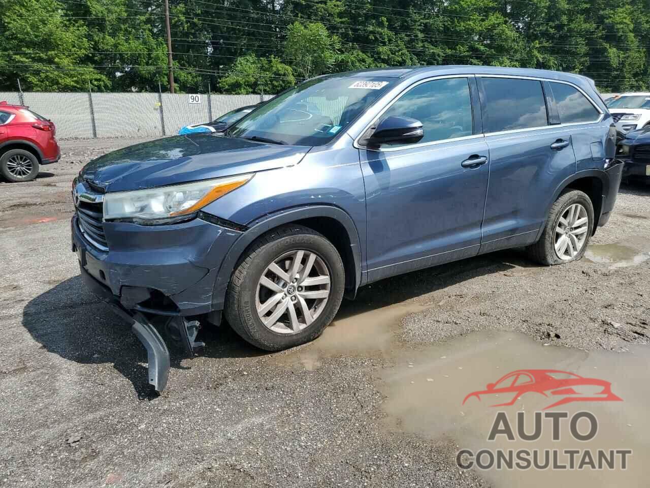 TOYOTA HIGHLANDER 2016 - 5TDBKRFHXGS343703