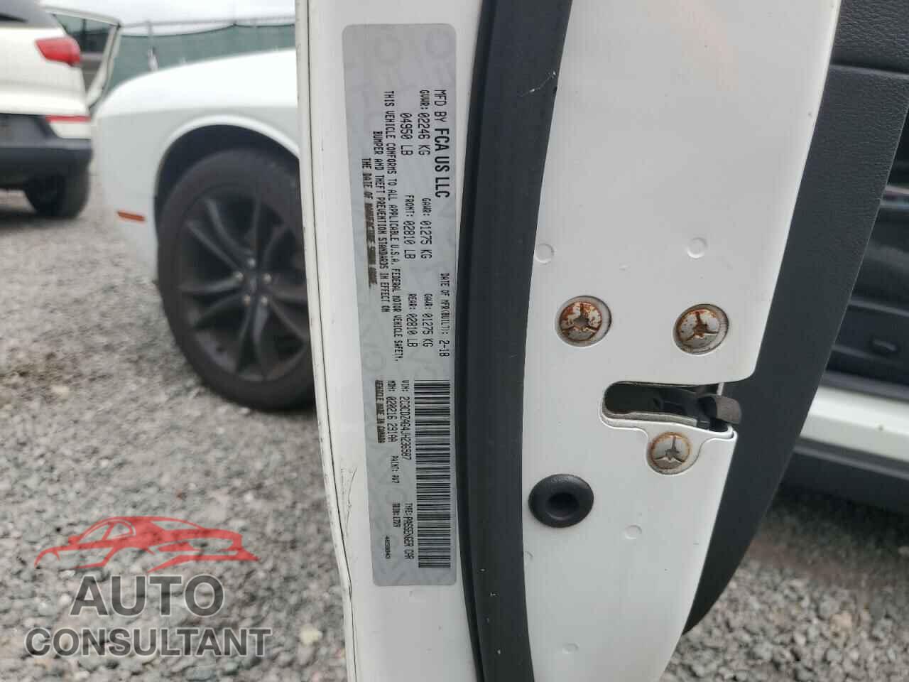 DODGE CHALLENGER 2018 - 2C3CDZAG4JH236587