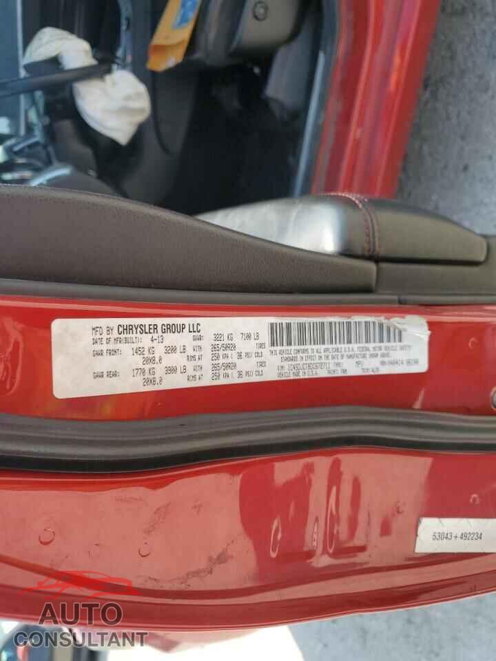 DODGE DURANGO 2013 - 1C4SDJCT8DC672711
