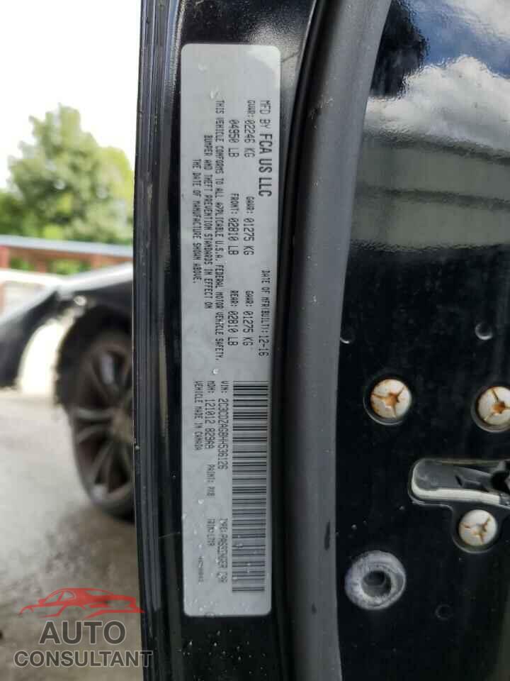 DODGE CHALLENGER 2017 - 2C3CDZAG8HH536126