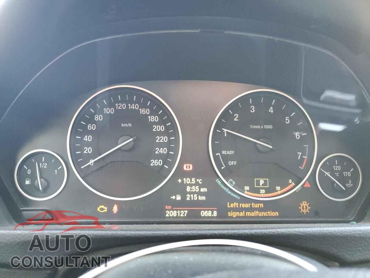 BMW 3 SERIES 2013 - WBA3B3C55DF145762